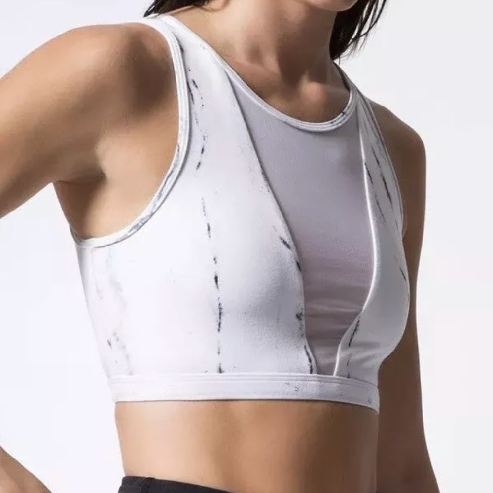 Varley ink well crop bra $68 NWT size XS Carbon38